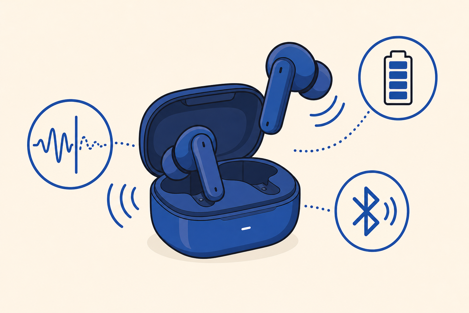 Ilustración de Soundcore Anker P31i: audífonos Hi-Res con cancelación de ruido en oferta en Amazon México