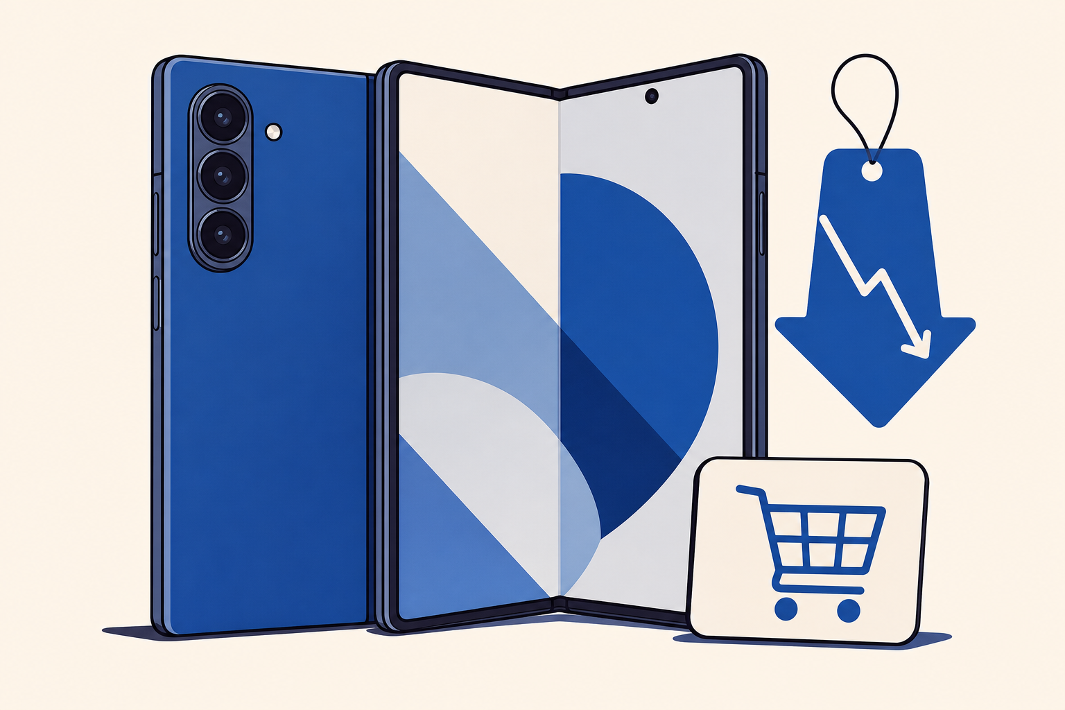 Ilustración de Galaxy Z Fold8 Ultra baja a 26,080 pesos en la tienda de Samsung México