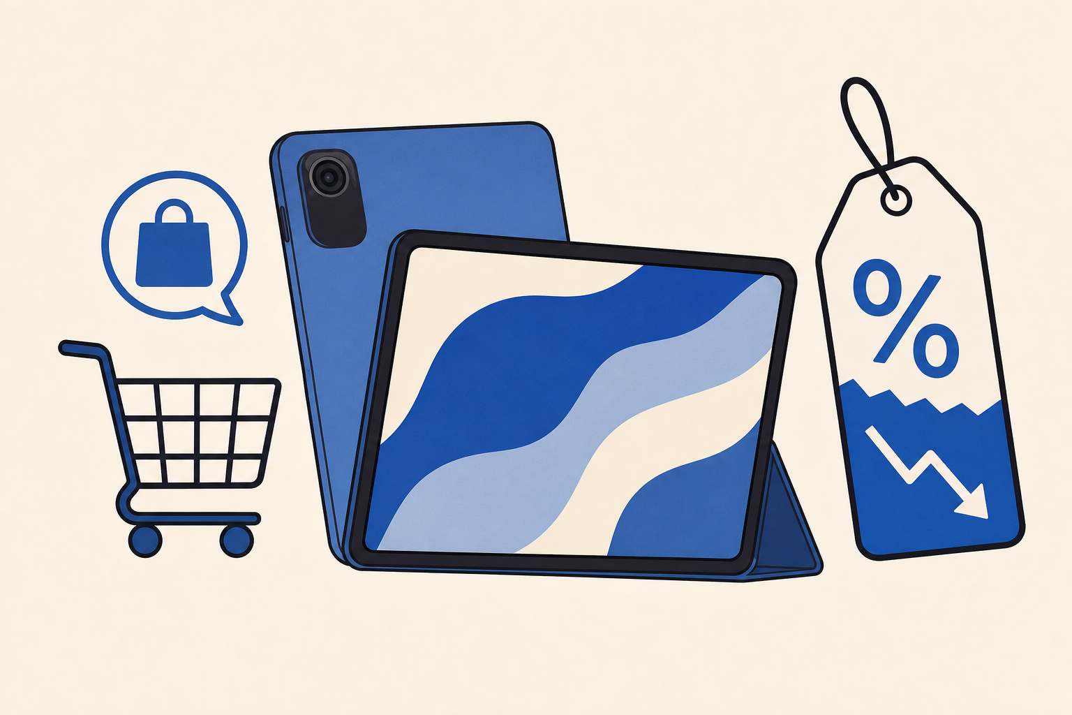 Ilustración de La Xiaomi Redmi Pad 2 apareció en oferta por 3,999 pesos en Mercado Libre