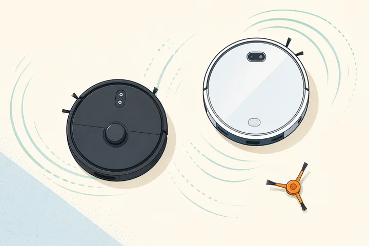 Ilustración de Dyson presenta los robots aspiradores R1 Nurovi Dry y R2 Nurovi Wash+Dry